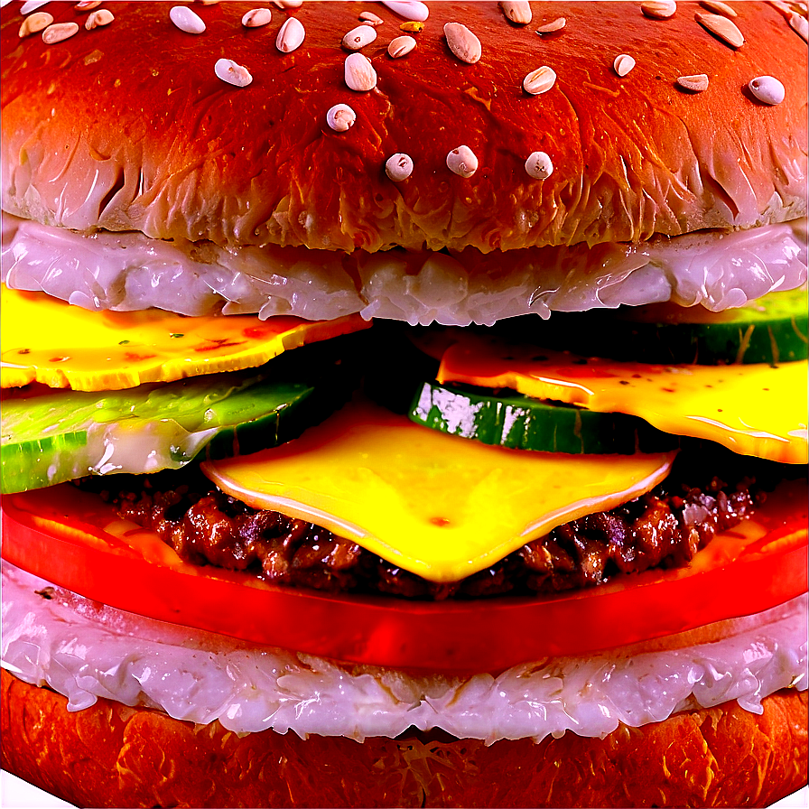 Cheeseburger With Fried Egg Png 19