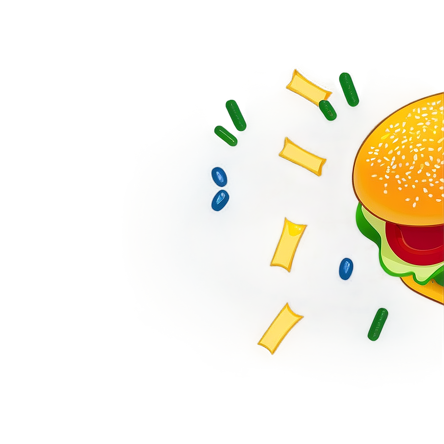 Cheeseburger With Fries Png Utt19