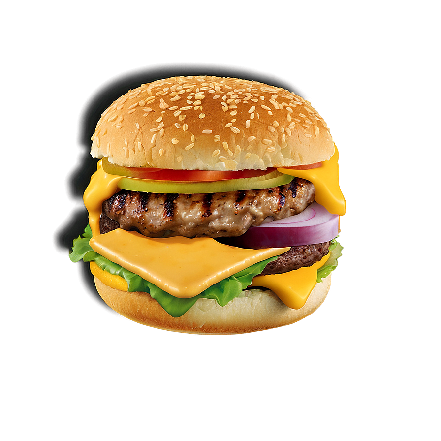 Cheeseburger With Honey Mustard Png Ylu