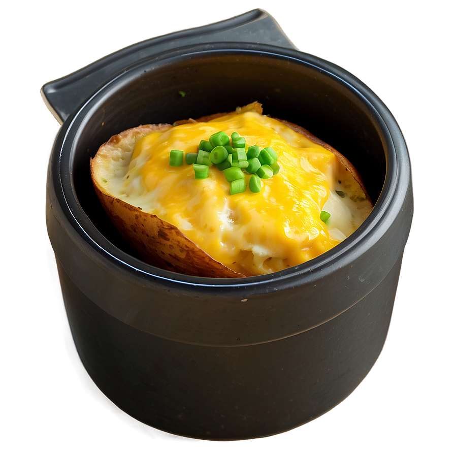 Cheesy Baked Potato Png 06212024