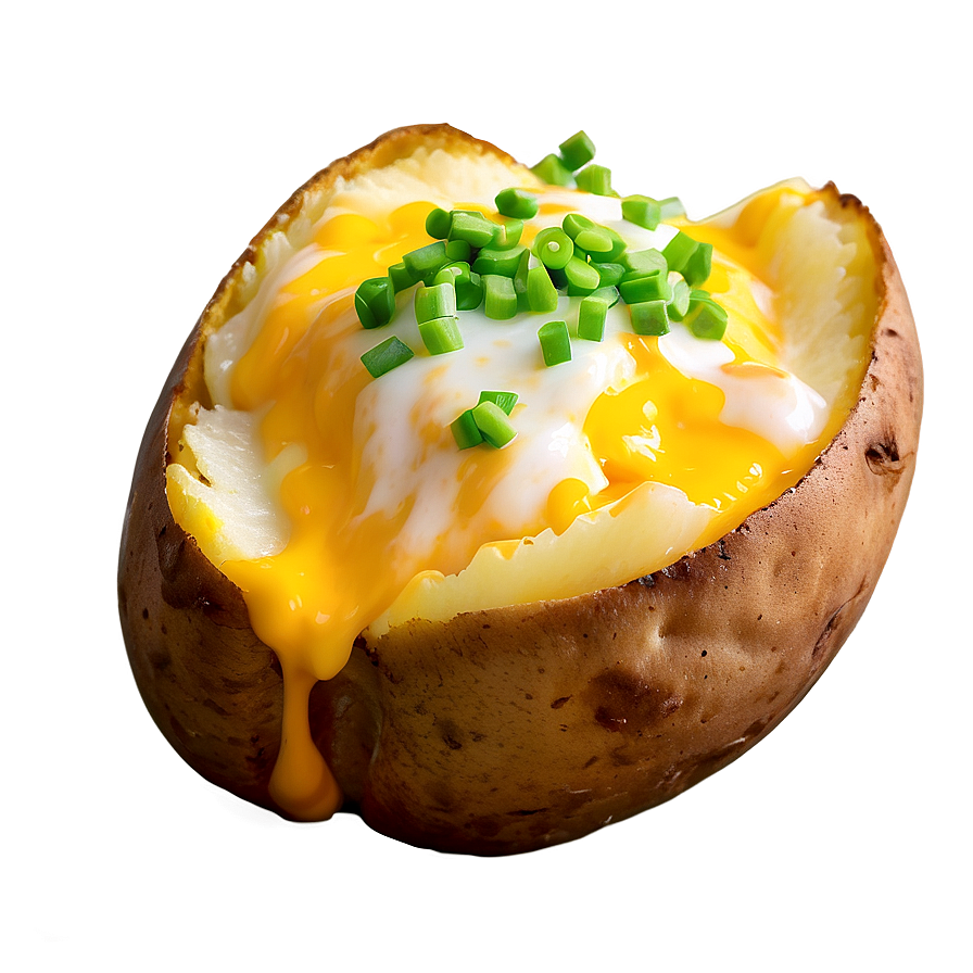 Cheesy Baked Potato Png Kat