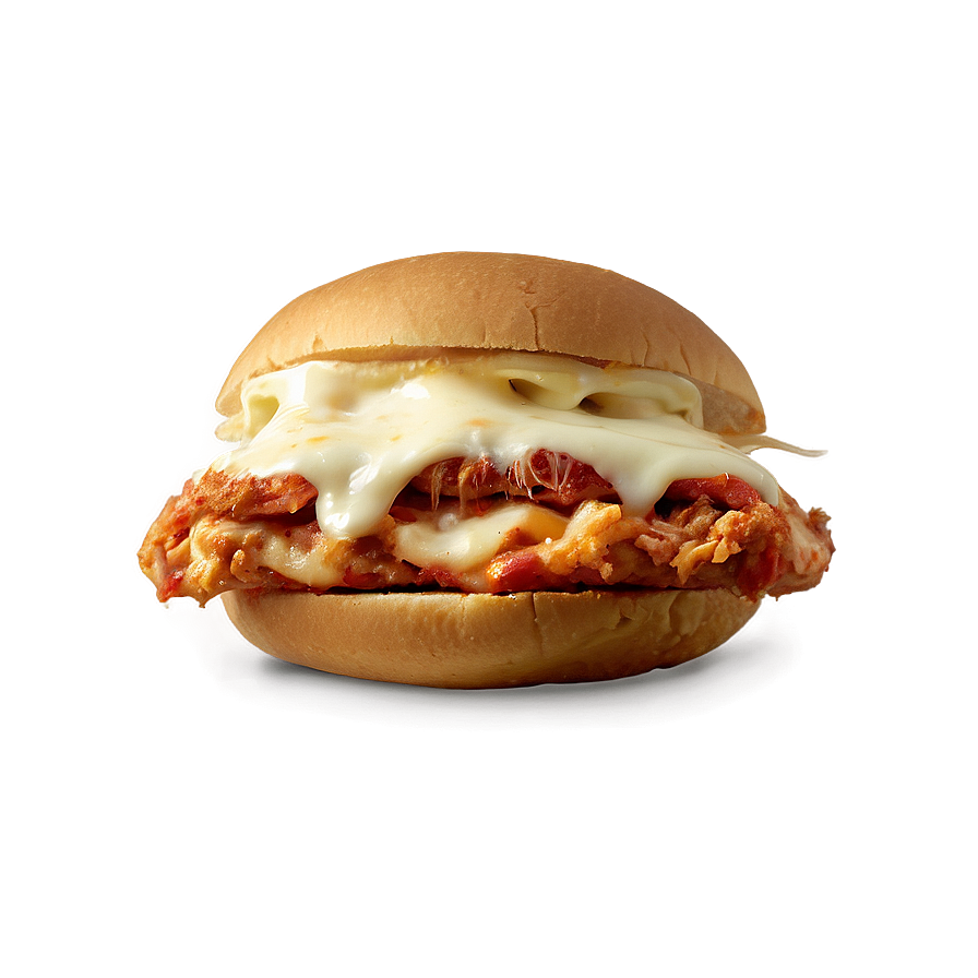 Cheesy Chicken Parmesan Sandwich Png Qhm14