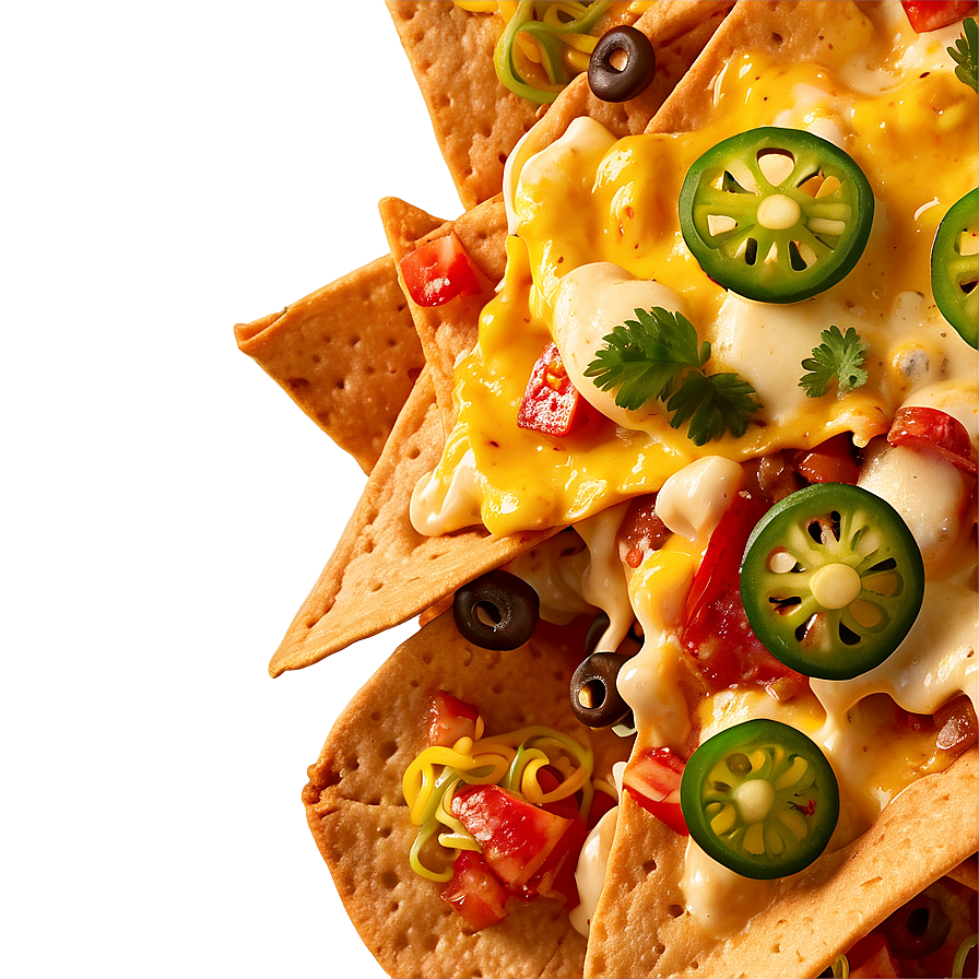 Cheesy Nachos Feast Png 53