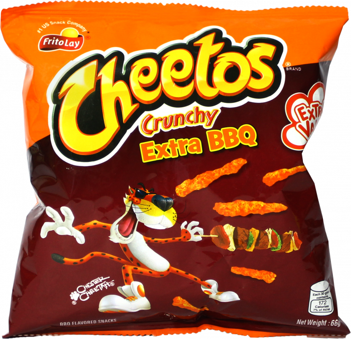 Cheetos Crunchy Extra B B Q Package