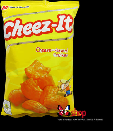 Cheez It Cheese Flavored Crackers Package