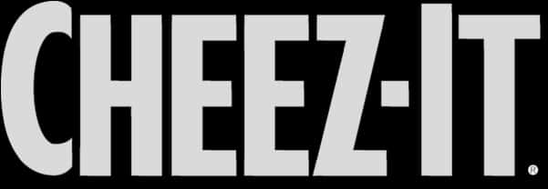 Cheez It Logo Blackand White