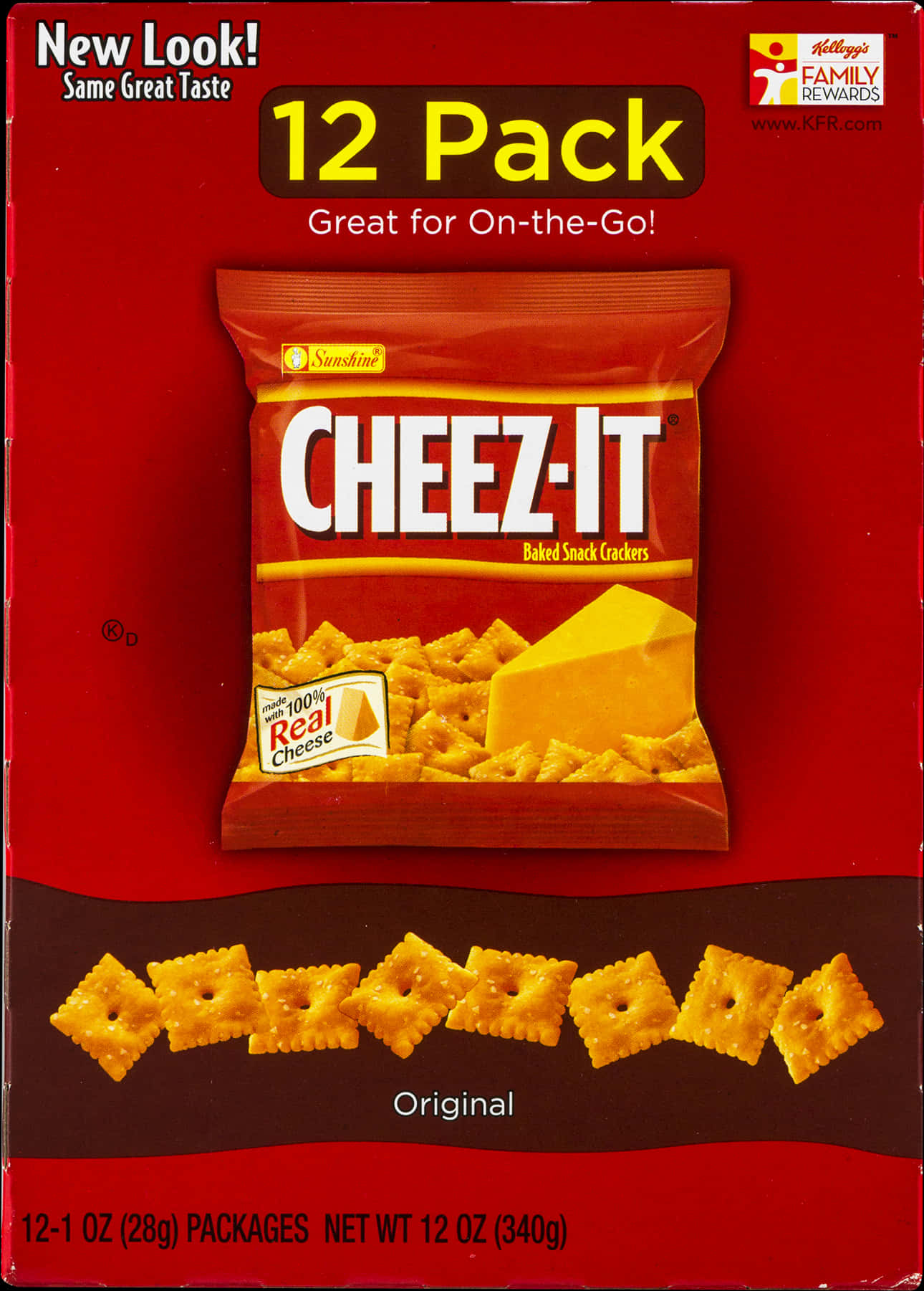 Cheez It12 Pack Original Snack Crackers