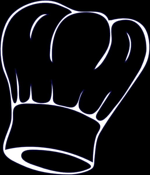 Chef Hat Outline Graphic