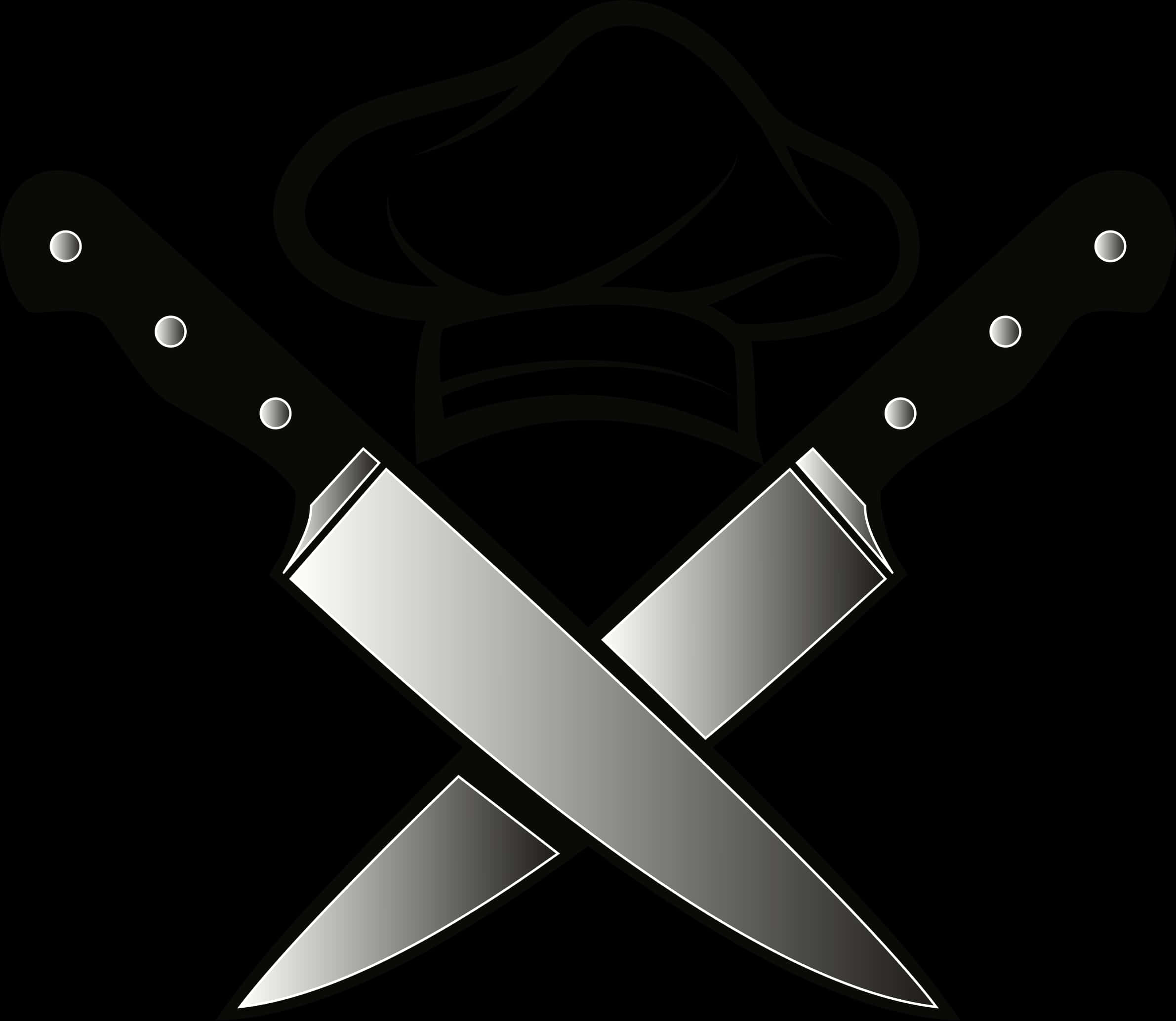 Chef Hatand Crossed Knives Logo