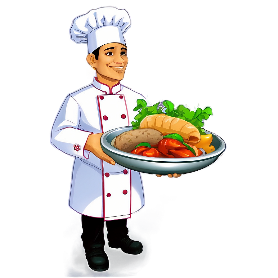 Chef Holding Food Png Mlw