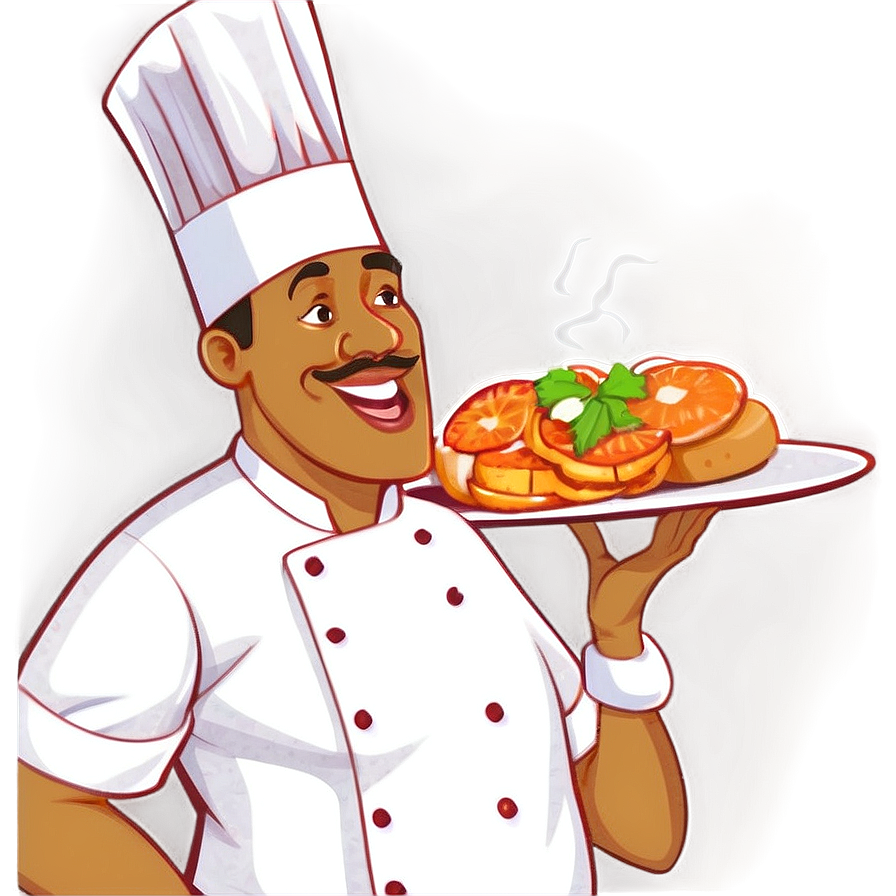 Chef Illustration Png 05252024