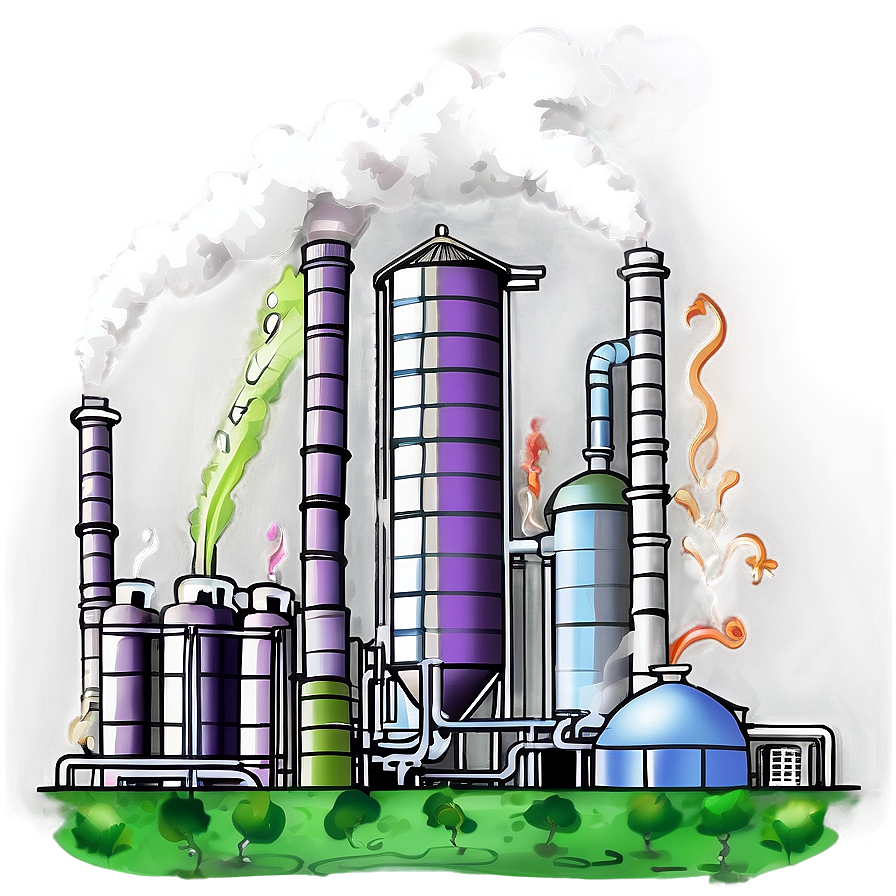 Chemical Pollution Factory Png 61