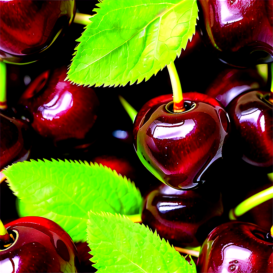 Cherries In Bowl Png Qoq10