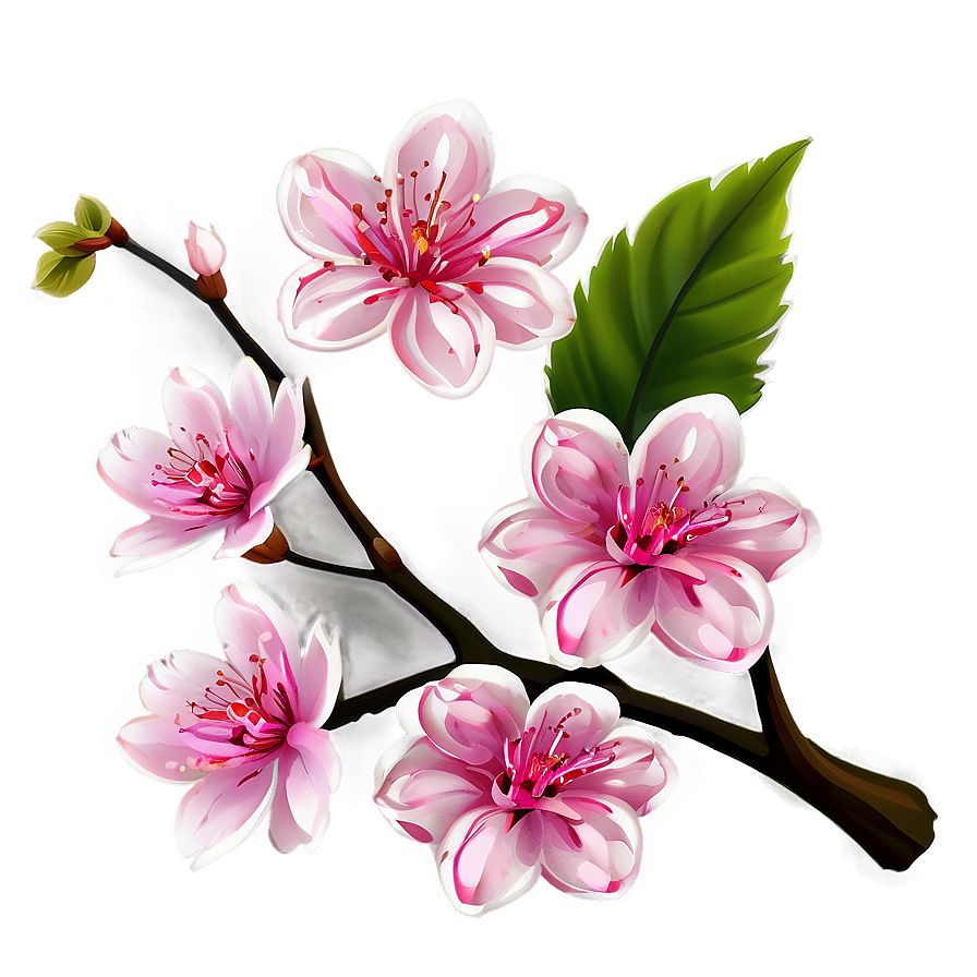 Cherry Blossom Decal Png Ive