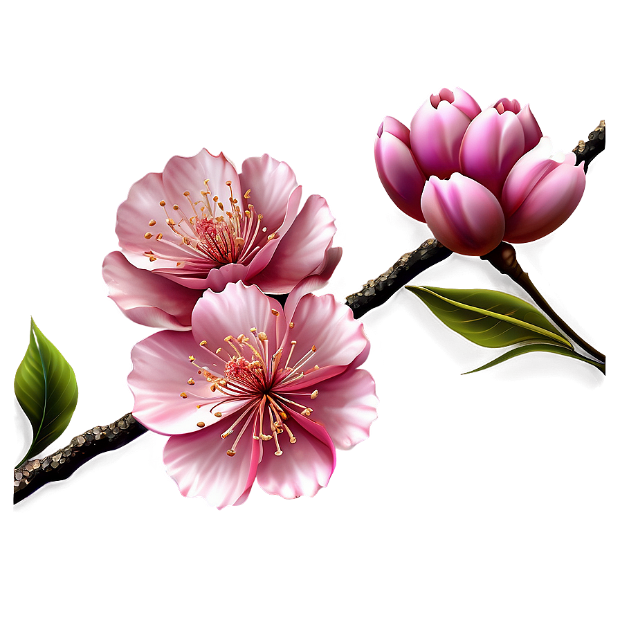 Cherry Blossom Decoration Png 73