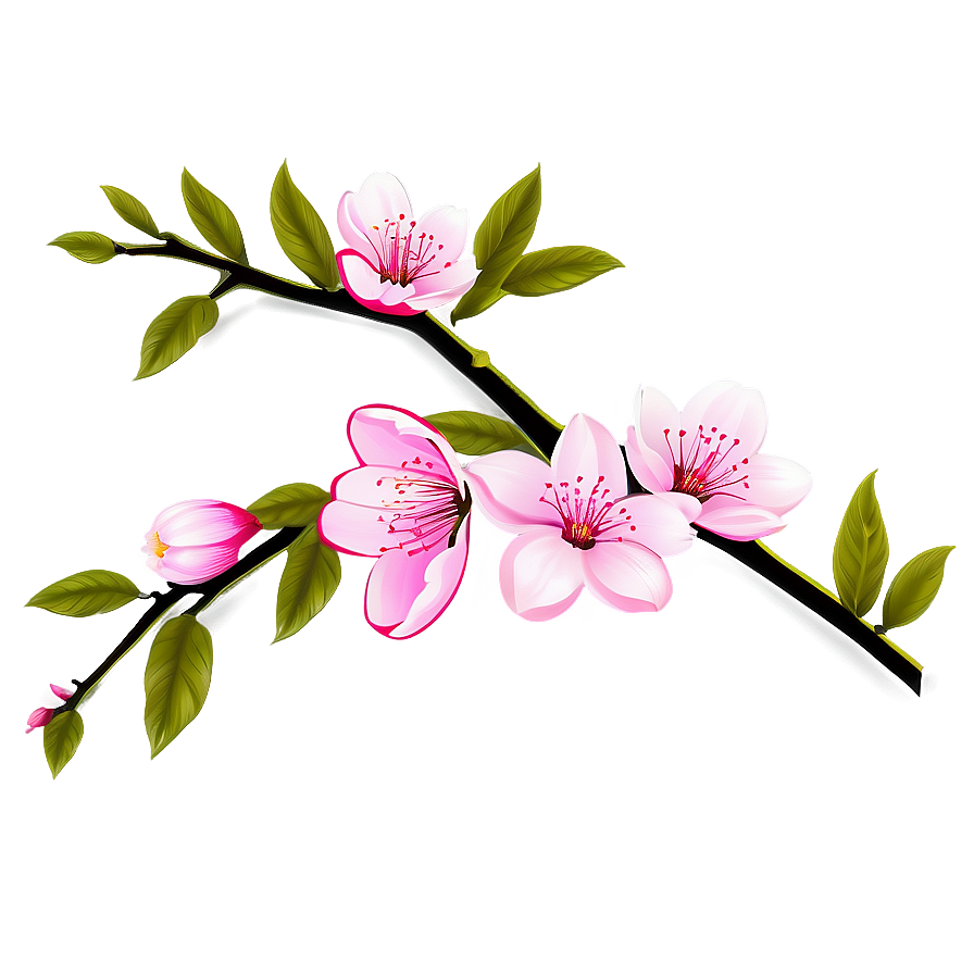 Cherry Blossom Neck Tattoo Images Png 81