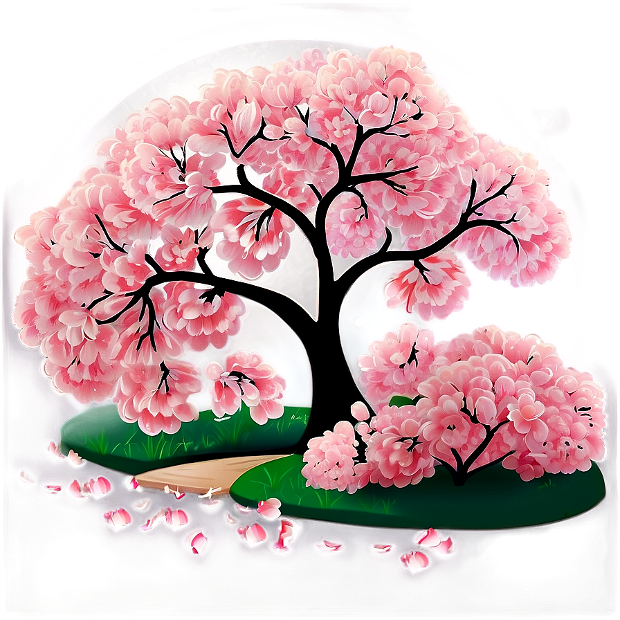 Cherry Blossom Path Png Pbl