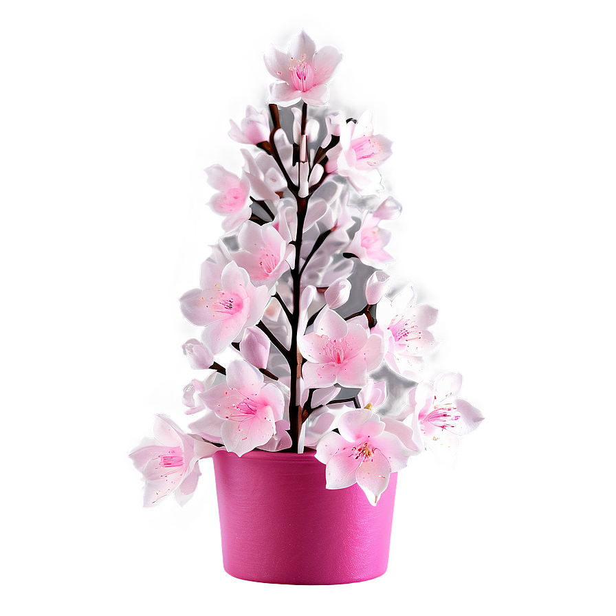 Cherry Blossom Pink Christmas Tree Png 99