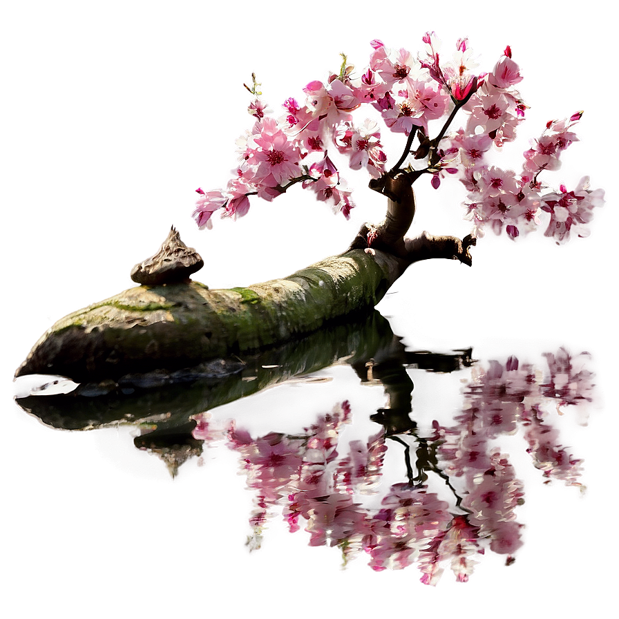 Cherry Blossom Reflection Png Ktv