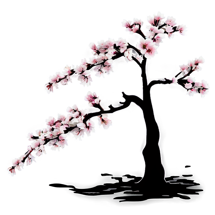 Cherry Blossom Tree Outline Png 05242024