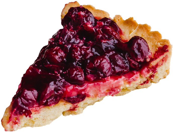 Cherry Pie Slice Transparent Background