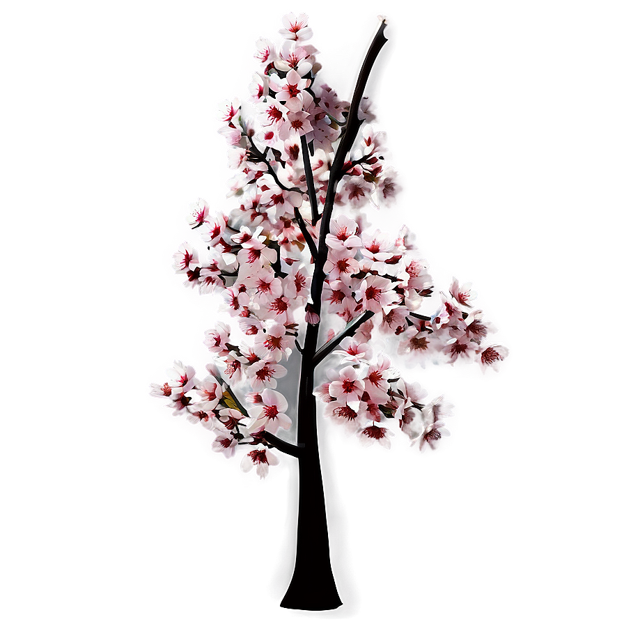 Cherry Tree Art Png Jeg38