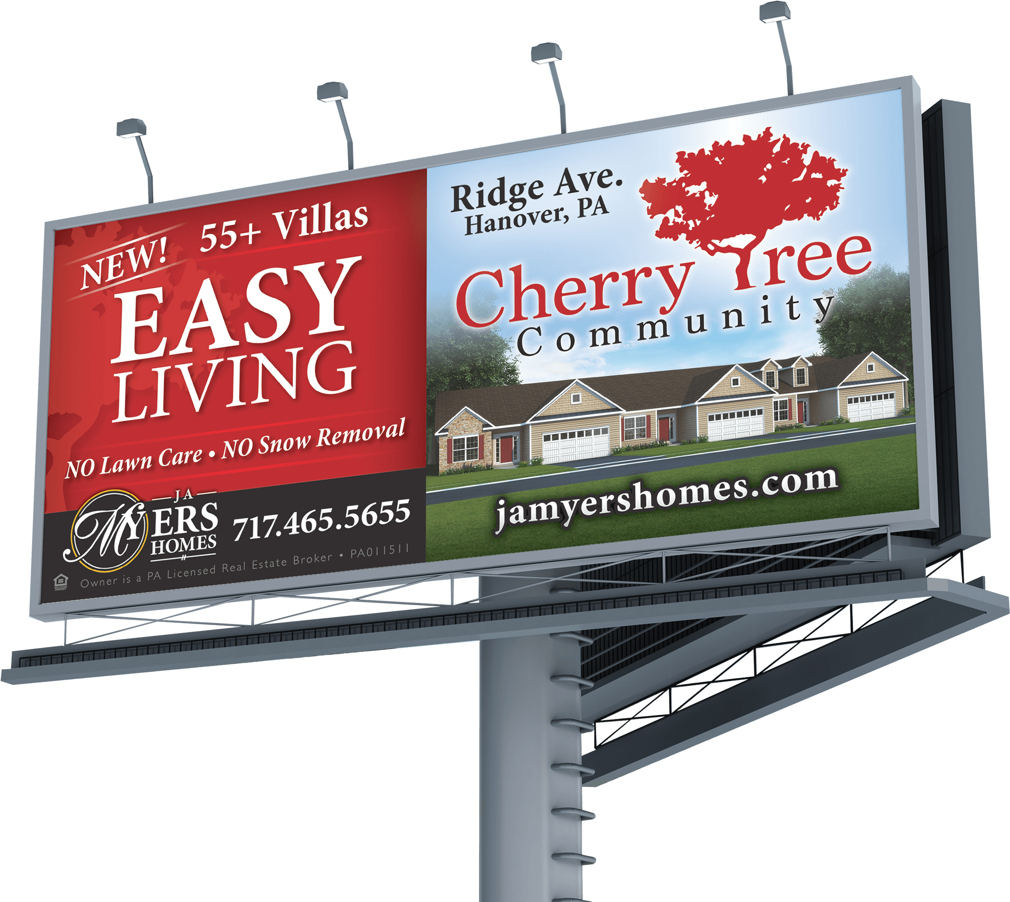 Cherry Tree Community Billboard Advertisement