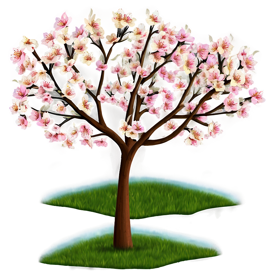 Cherry Tree In Field Png 39