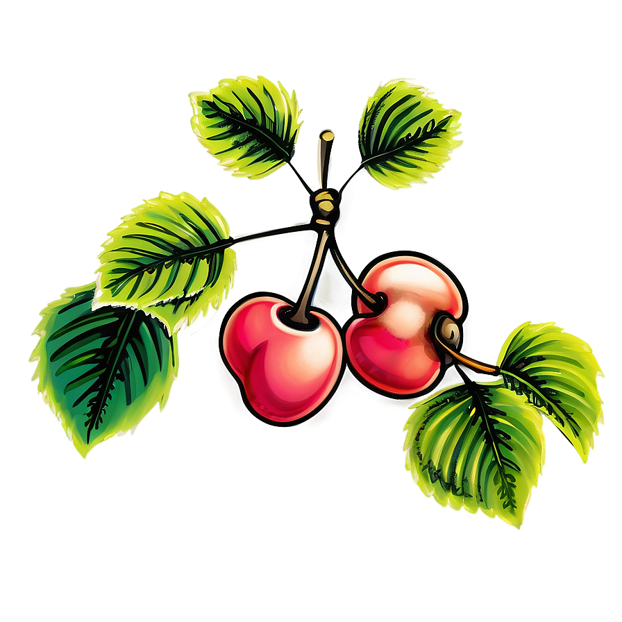 Cherry Tree Sketch Png Voe