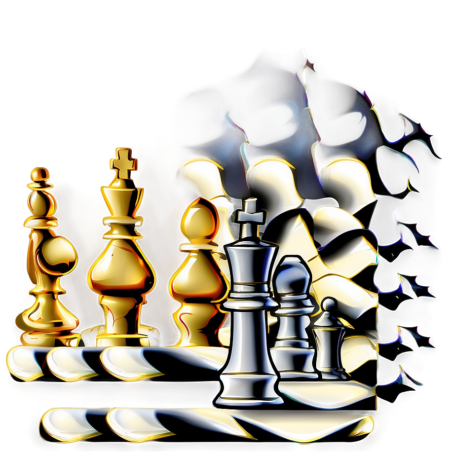 Chess Pieces With Shadows Png 71