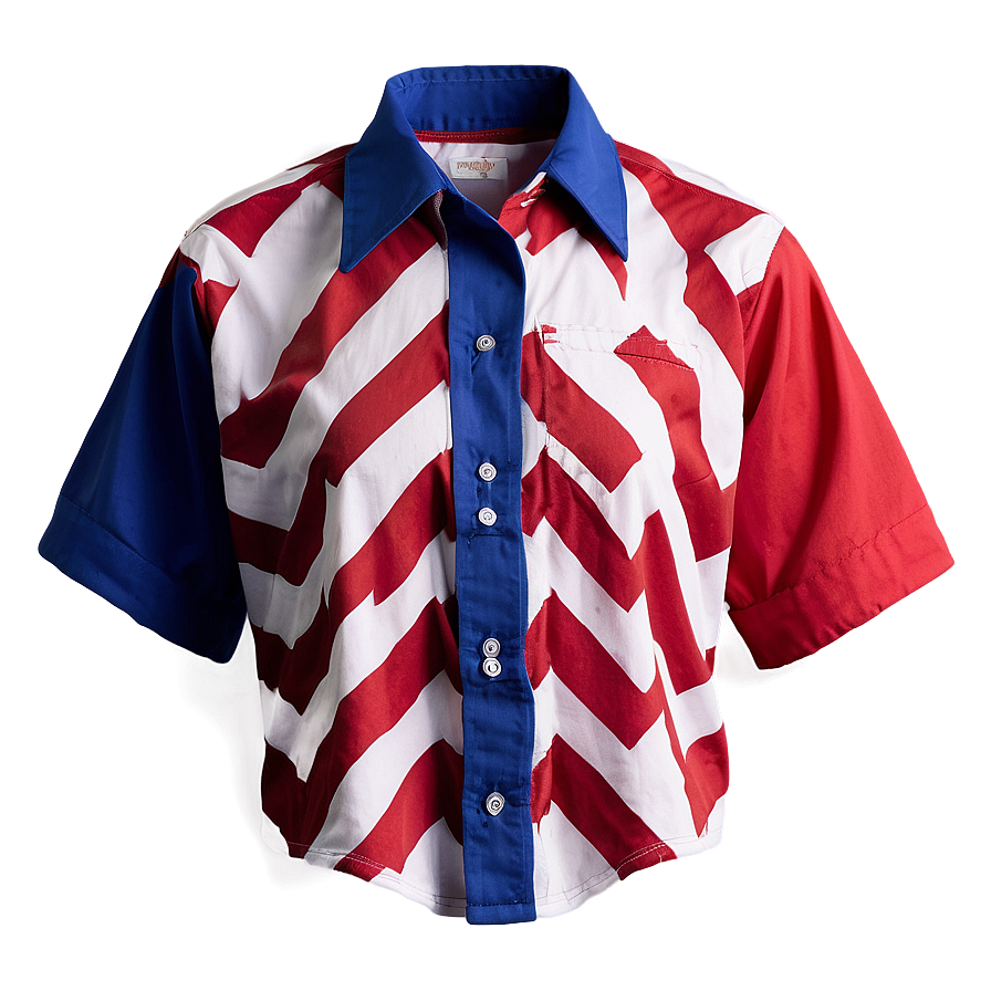 Chevron Collar Shirt Png 6