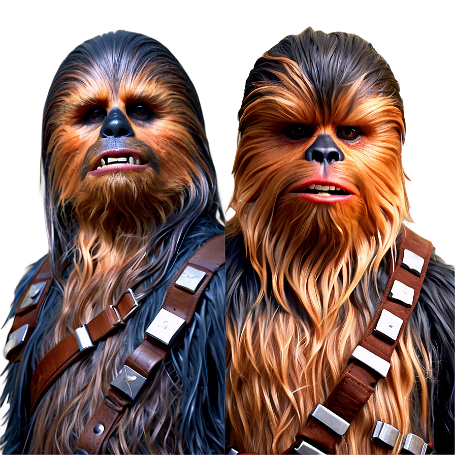 Chewbacca Digital Painting Png Iva