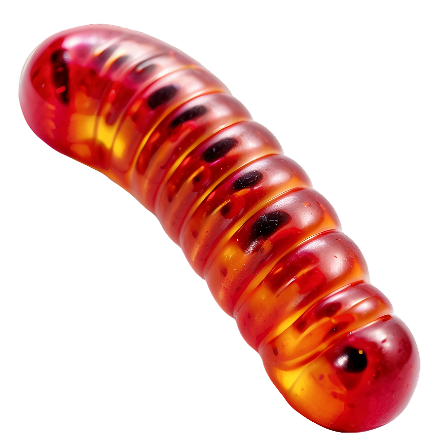 Chewy Gummy Worm Confectionery Png Yff12