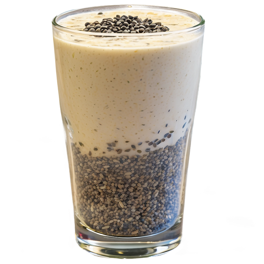 Chia Seed Breakfast Smoothie Png Qde