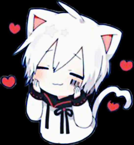 Chibi_ Anime_ Boy_with_ Cat_ Ears_and_ Tail