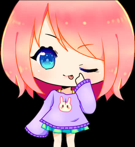 Chibi Character Giggle Cute Anime Art