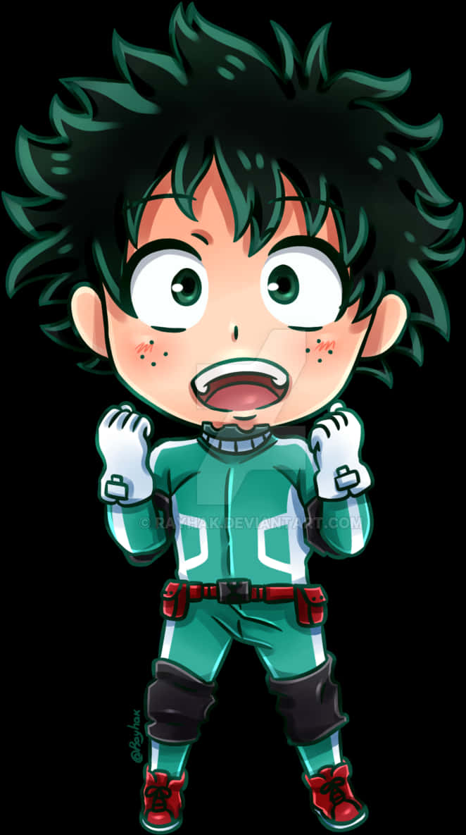 Chibi Deku Illustration