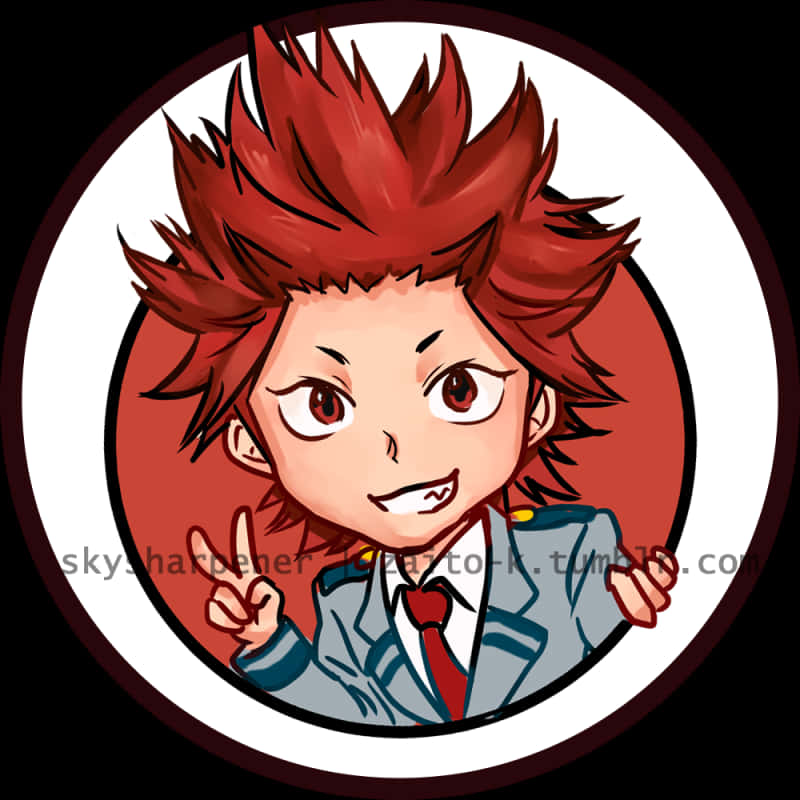 Chibi Eijiro Kirishima My Hero Academia