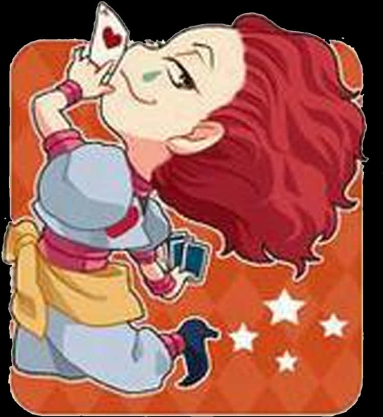 Chibi Hisoka Playing Card