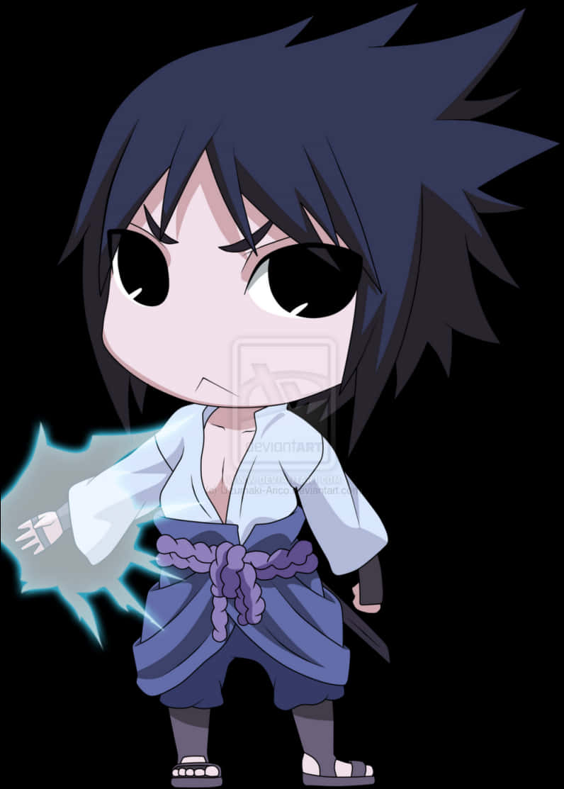 Chibi Itachi Uchiha Ninja Pose