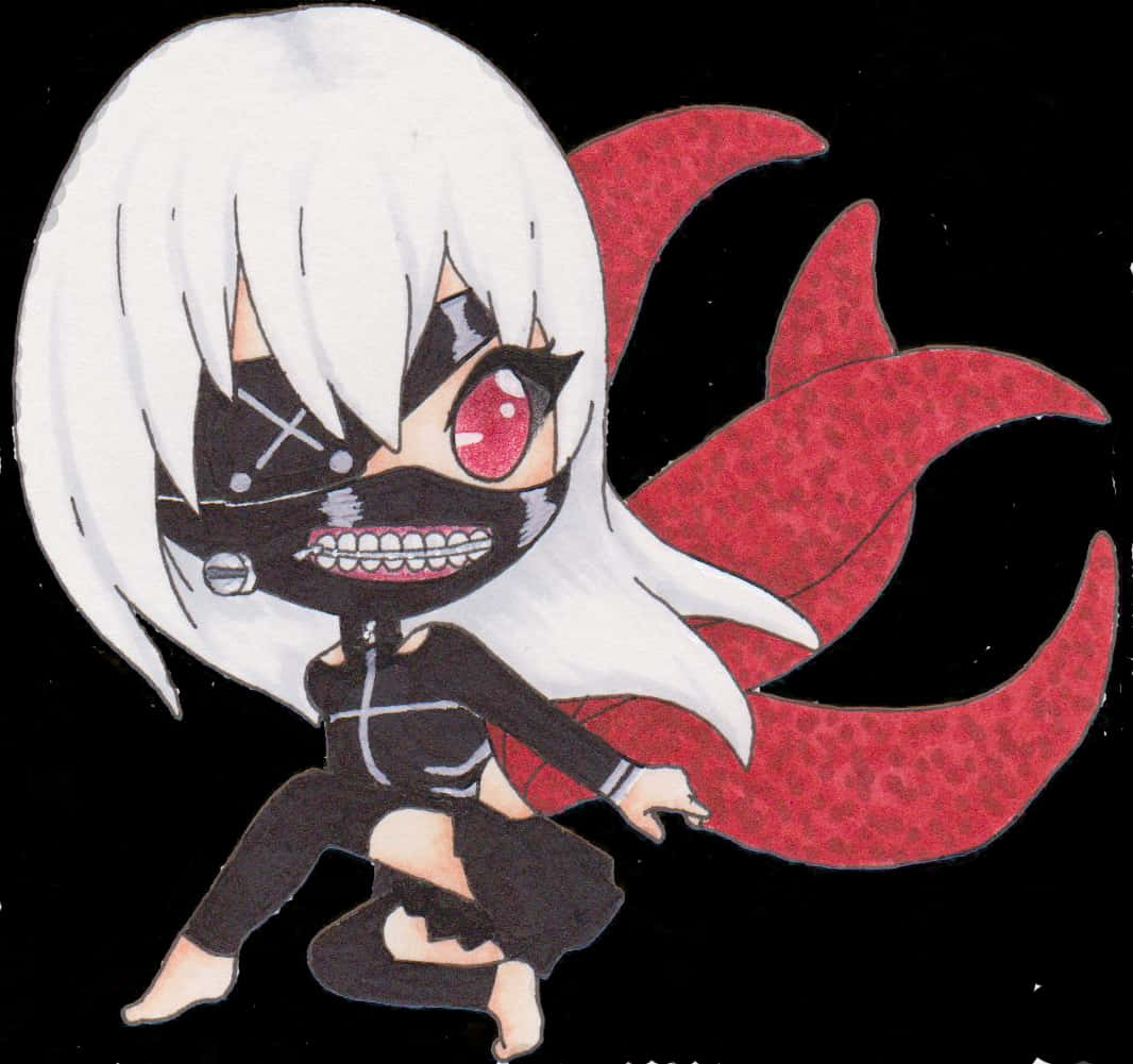 Chibi Kaneki Kakuja Form