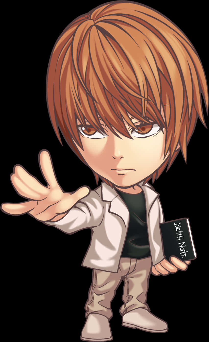 Chibi Light Yagamiwith Death Note