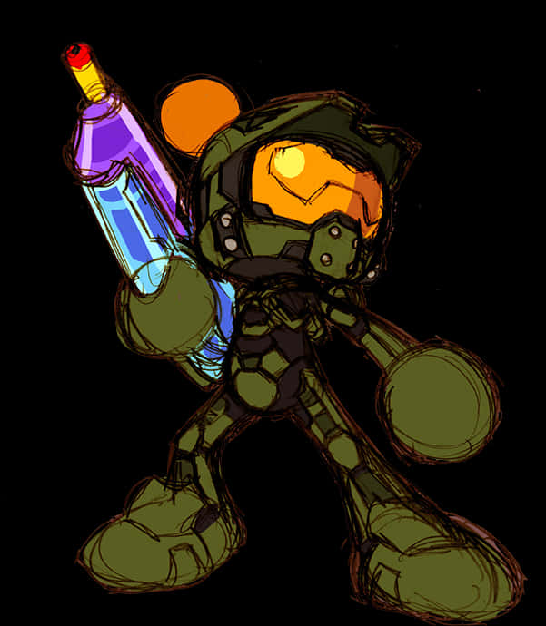 Chibi_ Master_ Chief_with_ Energy_ Sword