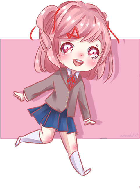 Chibi Natsuki D D L C Art