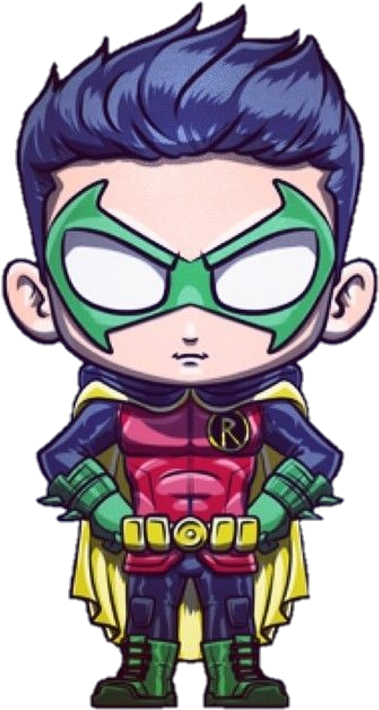 Chibi Robin Cartoon Character