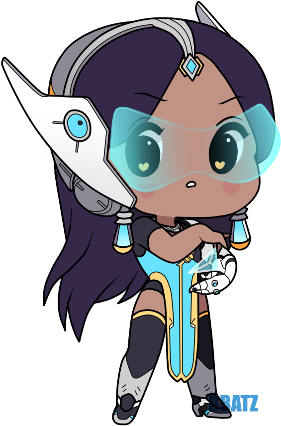 Chibi Symmetra Overwatch Art