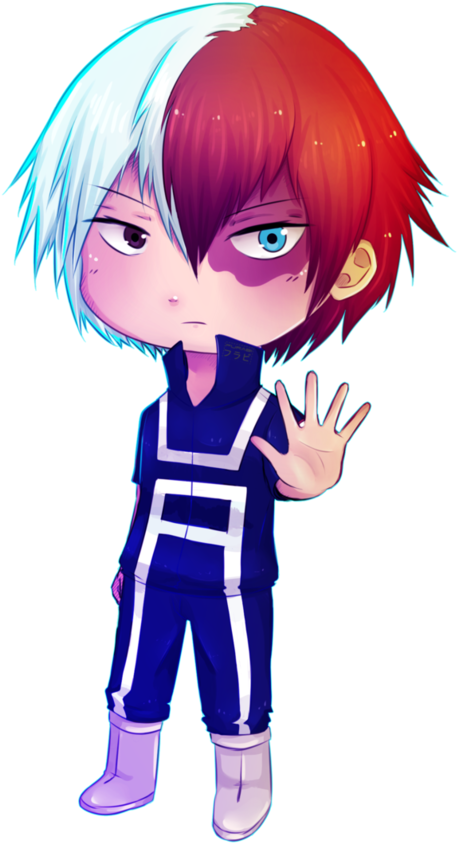 Chibi Todoroki Half Half Hero