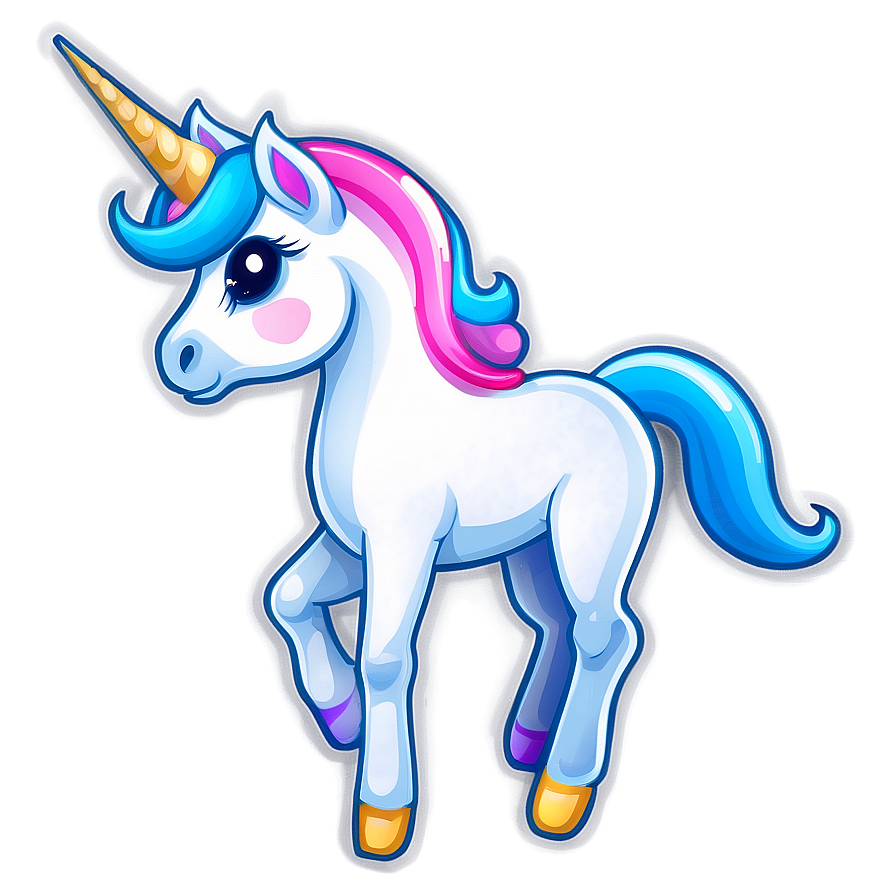 Chibi Unicorn Clipart Png Aco98