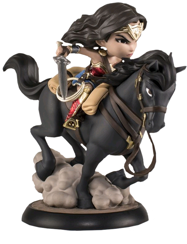 Chibi Wonder Womanon Horse Figurine