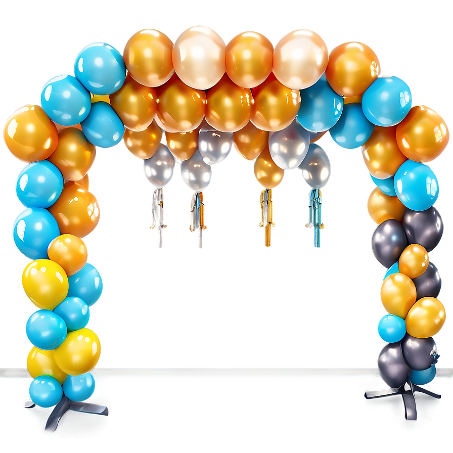 Chic Balloon Garland Arrangements Png Vsa